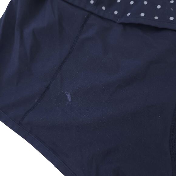 Lululemon Speed Up Reflective Polkadot Shorts Sz 4 Black Running Gym Shorts - Picture 4 of 6